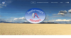 Desktop Screenshot of featherweightaltimeters.com
